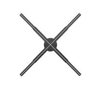 62/56/50/42CM 3D Advertising Projector Wifi Sign Holographic Lamp Player Remote Advertise Light Hologram Projector Logo Light Vivid Visuals(P62)