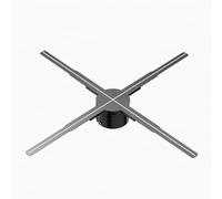 62-65cm 3D Hologram Fan WiFi Holographic Projector Advertising Display Light HD for Stores Bars Party Xmas Widely applicable(62cm)