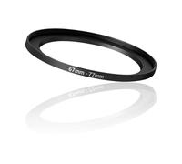 62-67mm Step Up Ring Adapter Filter, Metal Lens Filter Adapter Ring Universal Stepping Rings for DSLR & Mirrorless Cameras Fits 62mm Lens to 67mm UV/CPL/ND Filters Lenses Hoods Converters (67-77mm)