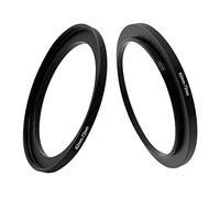 62-72mm Lens-Filter Step Up Adapter Ring, 62mm Lens to 72mm Filter, Hood, Lens Converter and Other Accessories, Aviation Aluminum Alloy Ring-2 Packs