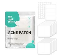 62 Large Pimple Patches, 14 Hydrocolloid Patches, 48 Round Acne Patch for Face Body, Invisible Spot Patch Waterproof Breathable, Day and Night Use