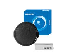 62 mm Lens Cap / Accessory (Can be Pressed on Both Sides) - Suitable for All 62 mm Threaded Lenses Including Cleaning Cloth (Camera Lens Cap)