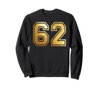 62 Number Sixty-Two Team Sports Graphic Varsity Matching Sweatshirt