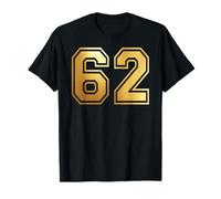 62 Number Sixty-Two Team Sports Graphic Varsity Matching T-Shirt