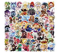 62 Pcs Cookie Run Kingdom Aesthetics Cartoon Waterproof Vinyl Stickers for Boys Adults for Water Bottles Laptop Suitcase for Birthday Party Supplies Halloween Decoration Favors