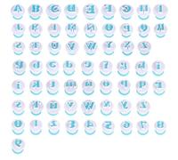62 PCS Fondant Letter Cutters, A-Z (a-z) Icing Alphabet Cookie and 0-9 Number Stamps Cutters Baking Mold for Birthday Party Christmas Wedding Baby Shower Cake Decorating