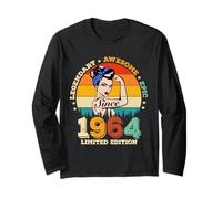 62 Year Old Legend Since 1964 - Awesome 62nd Birthday Women Long Sleeve T-Shirt