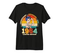 62 Year Old Legend Since 1964 - Awesome 62nd Birthday Women Premium T-Shirt