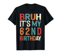 62 Years Old Bday Decorations Retro 62nd Birthday T-Shirt