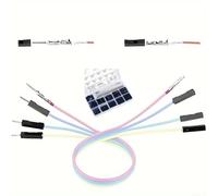 620-Piece 2.54mm Pitch Male & Female Pin Header Connector Kit for Electronics Prototyping - Supports 18-26 AWG Wires, 1P to 6P Configurations, B(620PCS)