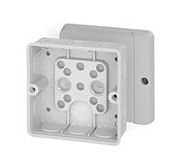 62000267 housing: junction box IP55 with membrane stuffing boxes grey HENSEL