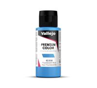 Vallejo : Premium Airbrush Paint : 60ml : Blue Fluorescent