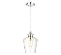 Westinghouse 6205540 hanging light, clear glass
