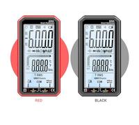 620A Digital Multimeter with 6000 Counts, NCV Voltage Detection, Live/Neutral Wire Tester, Backlit LCD & Flashlight, -40°C to 1000°C(RED)