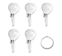 62462 Magna Latch Replacement Keys, Compatible with D&D MagnaLatch Series 2 (Old Style) & LokkLatch Downward-Facing Keyhole - 5 Pca
