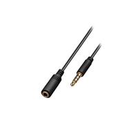 62480 cable Jacka 35mm 4pin male Jack 35mm 4pin bush 3 meter Goobay
