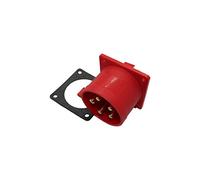 625-6F7 Connector: AC Supply 3-Phase Socket Male 32A 400VAC IEC 60309 PCE