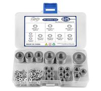 625 PCS Flat Washers Assortment Kit, 304 Stainless Steel Washers for Screws, 9 Sizes Assorted Washers for Repair or DIY - M2/M2.5/M3/M4/M5/M6/M8/M10/M12