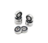 625RS 5 * 16 * 5mm Miniature Sealed 625-2RS Ball Bearings 625 2RS 10Pcs
