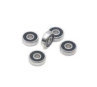 625RS 5x16x5mm Miniature Sealed 625-2RS Ball Bearings 625 2RS 10Pcs