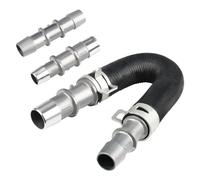 626-001 Aluminum Engine Heater Core Bypass Kit with 5/8" 3/4" Heater Hose Connectors Replacement for 626001 Compatible with Most Common Car Heater Hoses Silicone Pipe