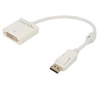 62600 Adapter DisplayPort male, DVI-I (24+5) female 0.2m white DELOCK