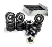 627z Artistic Skate Bearing 7x22x7mm 6 Ceramic Ball Bearing Quad Skates Roller Figure Skating Bearings 627 Abec-11(16pcs Si3n4 627z)