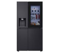 628L InstaView™ American Style Fridge Freezer, Black GSXE80EVBE