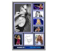 (629) Celine Dion Music Legend Signed A4 Photograph (21 X 297 CM) Art Work Wall Art Display Great Gift Idea (REPRINT) #####
