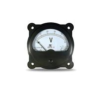 62C5 DC Voltmeter Circular Instrument 5V 10V 15V 20V 30V 50V 100V 150V 250V 300V 450V 500V 600V 1Pcs(DC 30V)