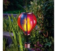 Solar Hot Air Balloon Garden Light, 62 cm, Rainbow Panels, 20 LED, Automatic Dusk Sensor