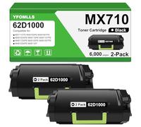 62D1000 Toner Compatible for Lexmark 62D1H00 621H 62D1000 621 Toner
