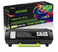 62D2000 Compatible for Lexmark Toner Cartridge with Chip MX812dfe MX812dme MX812dpe MX812dxfe MX812dxme MX812dxpe MX Printers (1 Pack Black)