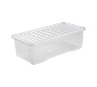 Whatmore CRYSTAL 62L BOX & LID CLEAR 11495
