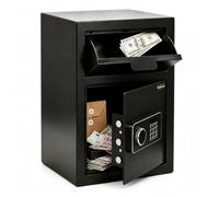 62L 21.5kg Drop Safe, Alarm, Drop Slot, 3 Unlock Ways, Floor Mount