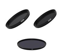 62mm Camera Lens Neutral Density Filter Bundle ND16 ND32 ND64 4 Stop 5 Stop 6 Stop For Sony a6100, a6300, a6400, a6500, a6600 Camera With Sony E PZ 10-20mm f/4 G Lens