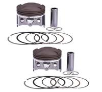 62mm Pin 16mm Motorcycle Engine Piston And Rings Kit Compatible With EX250 250 R 250R ABS EX250R EX 250 J8F J9FA 130010091(Two Sets)