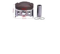 62mm Piston And Piston Ring Kit 2-pack Compatible With Automotive Motorcycle Parts Ninja250R EX250 2008 2009 2010 2011 2012 NINJA300 EX300 2013 2014 2015 2016 2017 300 ABS 250 R(1set)