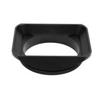 62mm Square Lens Hood with Lens Cap - Aluminum Alloy Camera Lens Shade for Enhanced Image Clarity