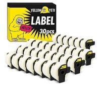 Yellow Yeti 30 Rolls DK-11202 62 x 100mm Shipping Address Labels Compatible with Brother QL-500 QL-570 QL-700 QL-710W QL-720NW QL-800 QL-810W QL-820NWB QL-1100 QL-1110NWB | 300 Labels per Roll