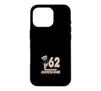 62nd Birthday Boy Girl 62 Years Sixty-Two Case for iPhone 16 Pro