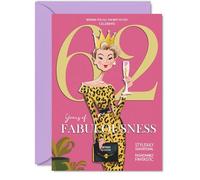 62nd Birthday Cards for Women, Years Of Fabulousness