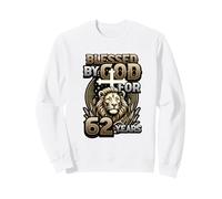 62nd Birthday Christian Blessed By God For 62 Years Sweatshirt