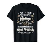 62nd Birthday Gift Vintage 1963 Men Funny 62 Years Old 1963 T-Shirt