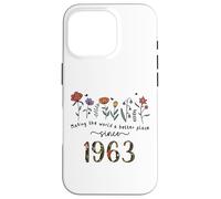62nd Birthday Making The World A Better Place Since 1963 Case for iPhone 16 Pro
