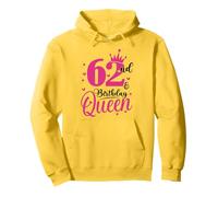 62nd Birthday Queen, 62 Birthday Girl 62nd Years Old Bday Pullover Hoodie