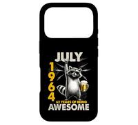 62nd Birthday Raccoon Beer July 1964 Vintage 62 Years Old Case for iPhone 17 Pro