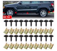 62Pcs Car Fastener Kit, 31 Sets Undertray Screws & Clips For Bmw Engine Shield Mud Flaps