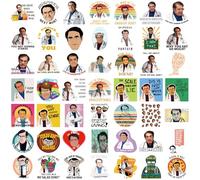 62PCS Dr Now Stickers and Fridge Magnets Set, 50 Funny Weight Loss Stickers & 12 Dr Now Fridge Magnet for Kids Adult, Motivational Diet Helper Magnetic Accessories for Refrigerator & Car