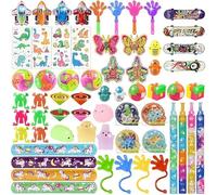 62Pcs Party Bag Fillers for Kids,Party Fillers for Kids Parties,Kid Classroom Prize Rewards,Prize Box Toys Assortment Toys,Toy Bulk Party Bag Fillers ,Party Favour Toy Assortment for Boys Girls